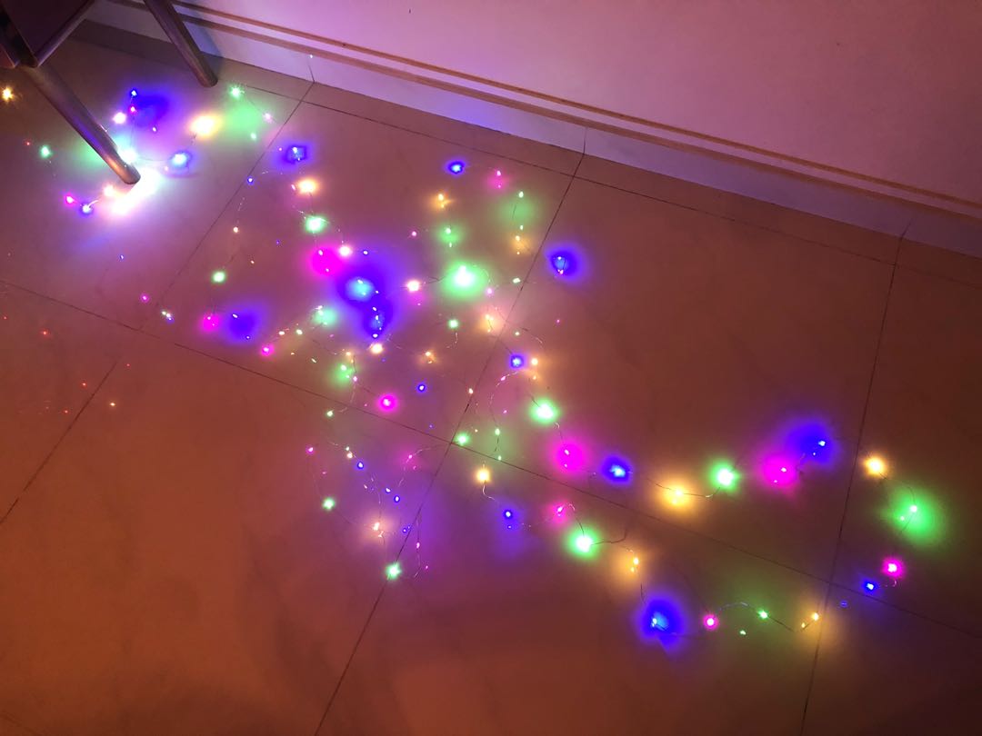 100 LED RICE LIGHT, Hobbies & Toys, Stationery & Craft, Occasions ...