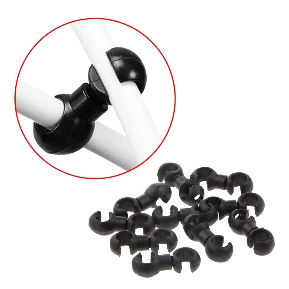 Bike Brake and Gear Cable Housing 'S' Clips/Tidies x 9 