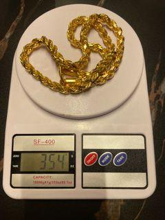 354grams 916 Gold Necklace