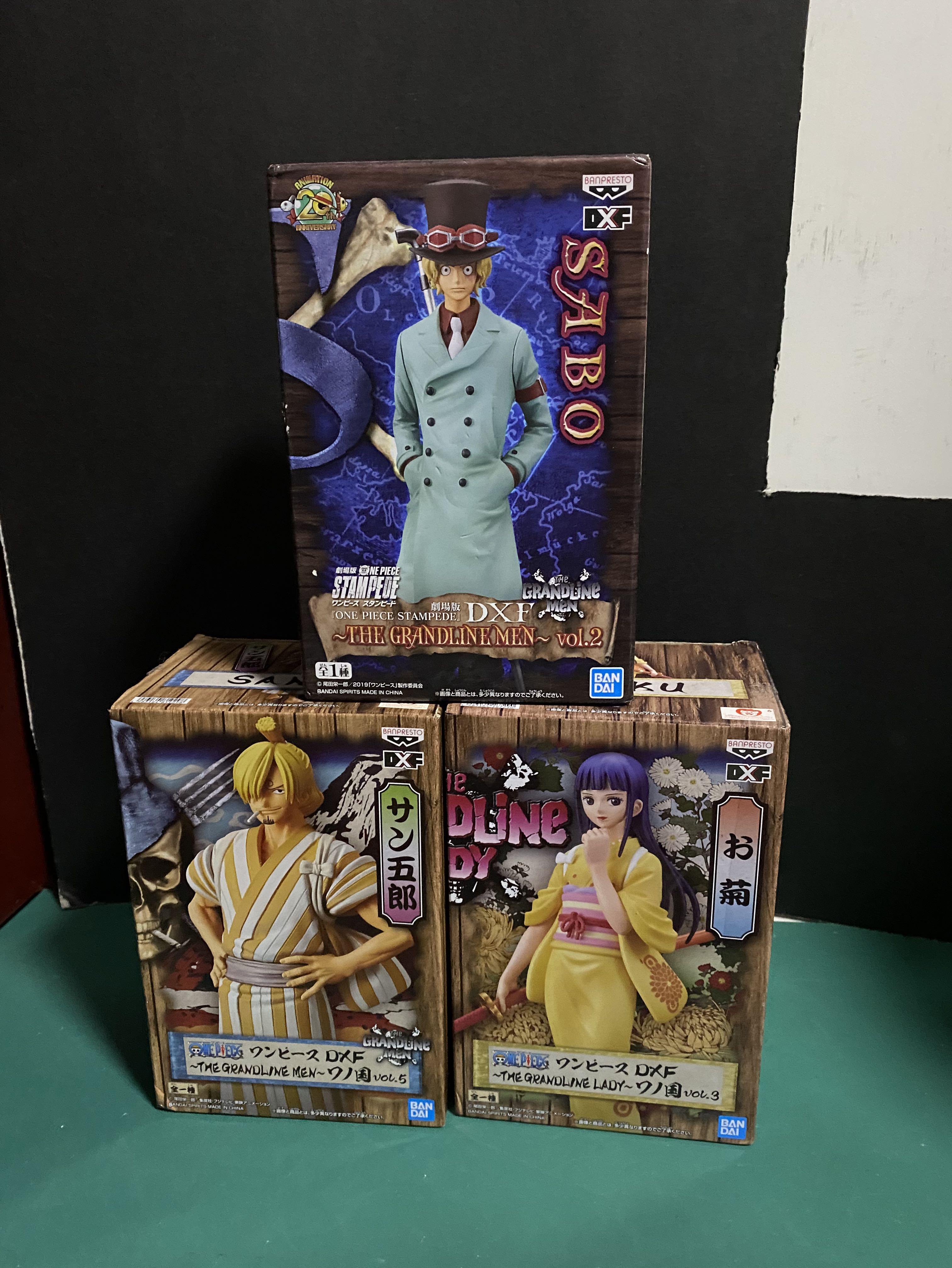 行版白證海賊王one Piece Dxf Figure Sabo 薩波 Sanji 山治 Okiku小菊 興趣及遊戲 玩具 遊戲類 Carousell