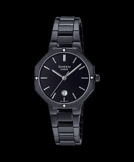 深水埗 有門市全新正貨1年保養 SHEEN 高貴 CASIO 錶 卡西歐 手錶 女裝/女仕/卡西欧 送贈品靚錶布 #SHE-4543BD-1A SHE4543BD-1A SHE-4543BD-1 SHE4543BD-164225816586113110