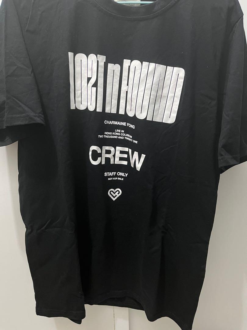 方皓玟Lost n Found演唱會crew tee, 男裝, 上身及套裝, T-shirt、恤衫、有領衫- Carousell