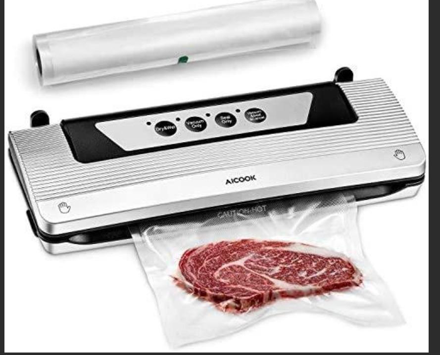 Aicook Vacuum Sealer, 4in1 Vacuum Sealer with Cutter Max 30 CM