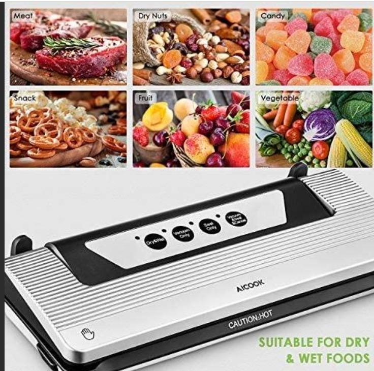 Aicook Vacuum Sealer, 4in1 Vacuum Sealer with Cutter Max 30 CM