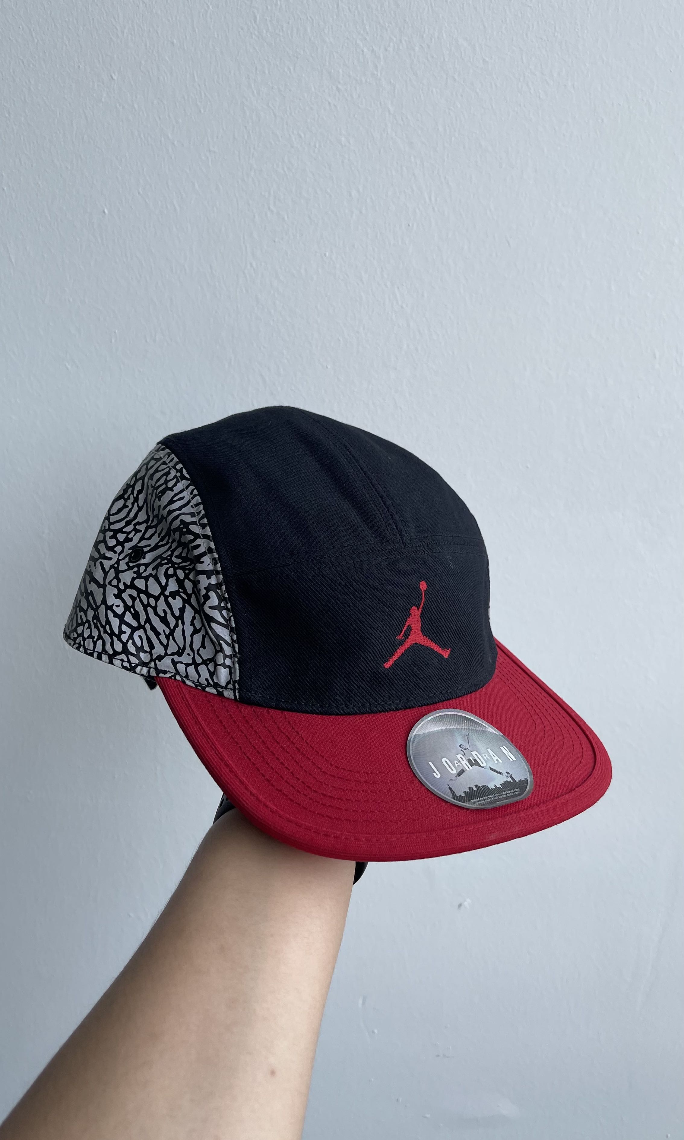 Air Jordan Elephant 5 Panel Cap reflective Men s Fashion