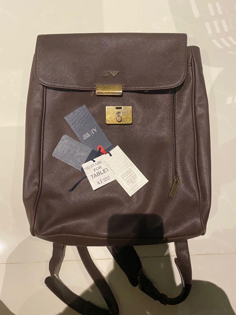 Armani jeans backpack women's on sale