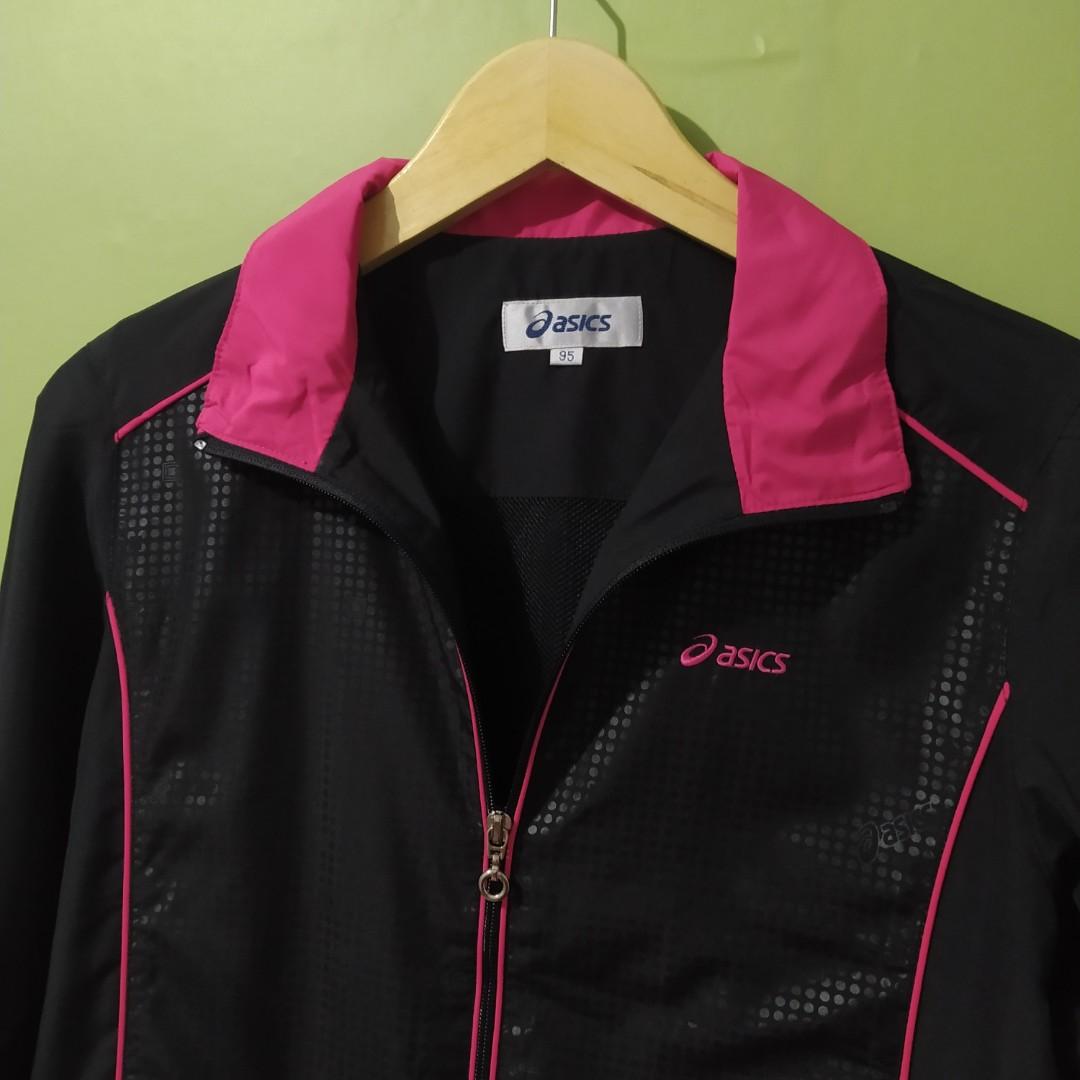 ASICS Black Pink Sport Jacket Woman 