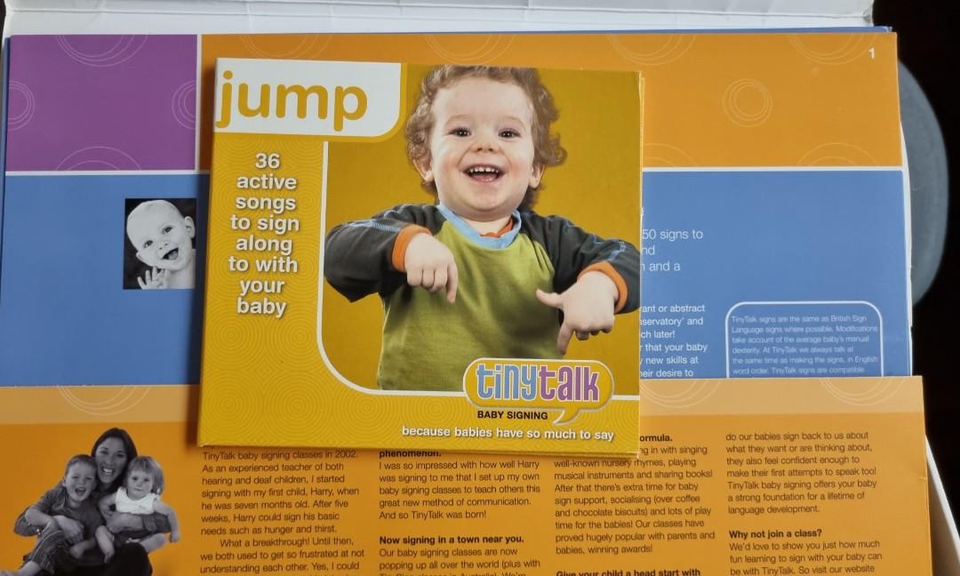 Baby　Signing　Infant　Kids,　Sing　baby.　Babies　Let's　Baby　DVD　Original.,　TinyTalk　Sign　and　Bundle.　with　Signing　Communication　DVD.　Playtime　Educational　Carousell　sign!　on
