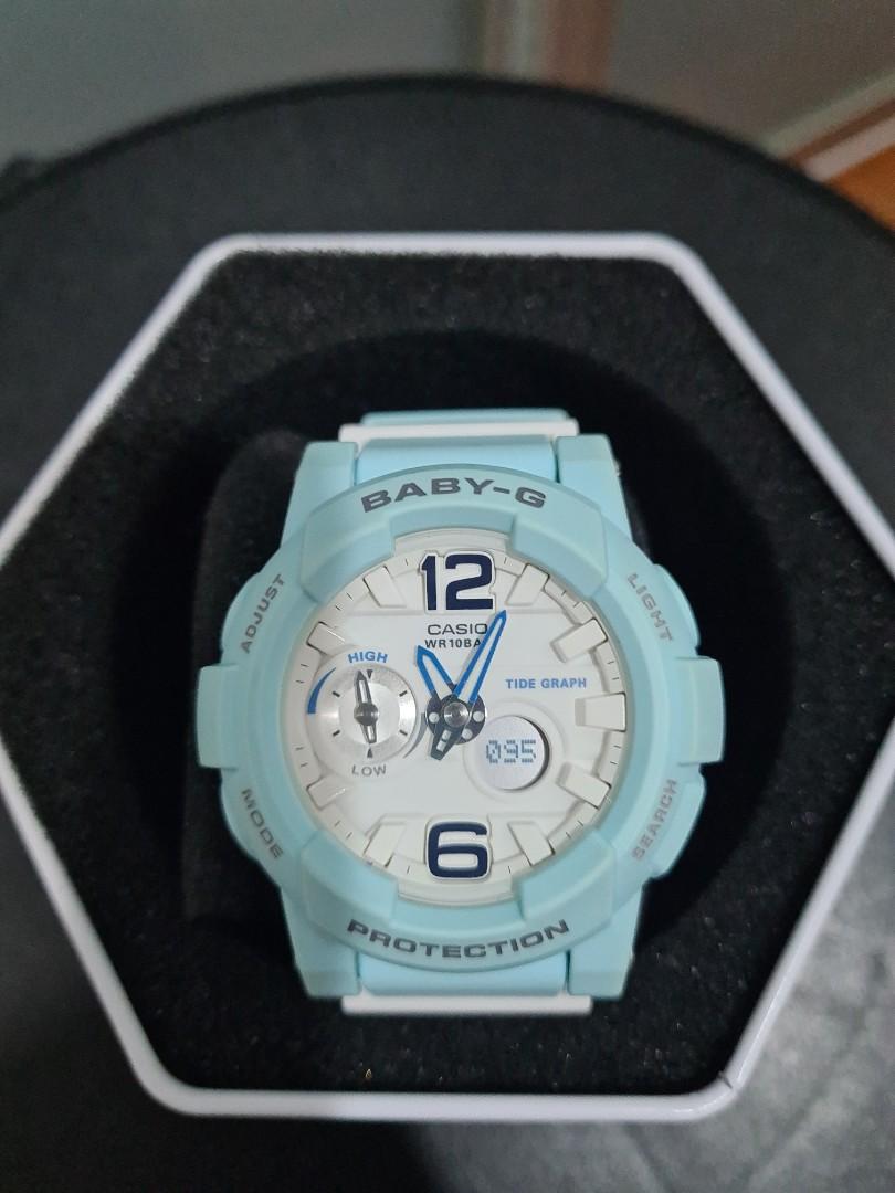 Baby-G Shock Light Blue (Negotiable), Luxury, Watches On Carousell