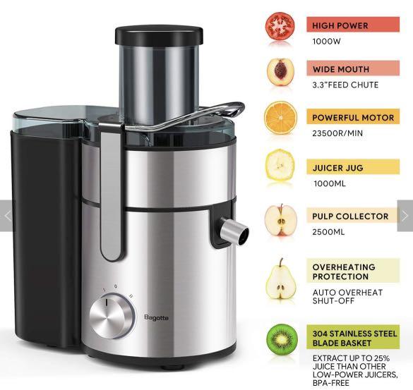 Bagotte juice extractor DB002, TV & Home Appliances, Kitchen