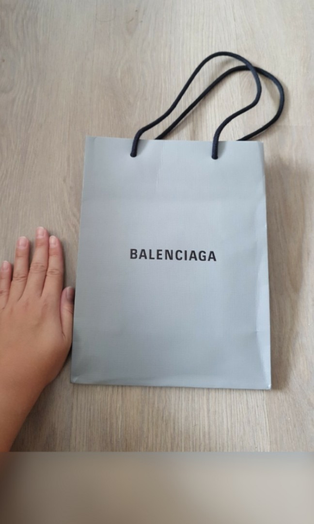 Balenciaga paper bag with inner envelope, Luxury, Accessories on Carousell