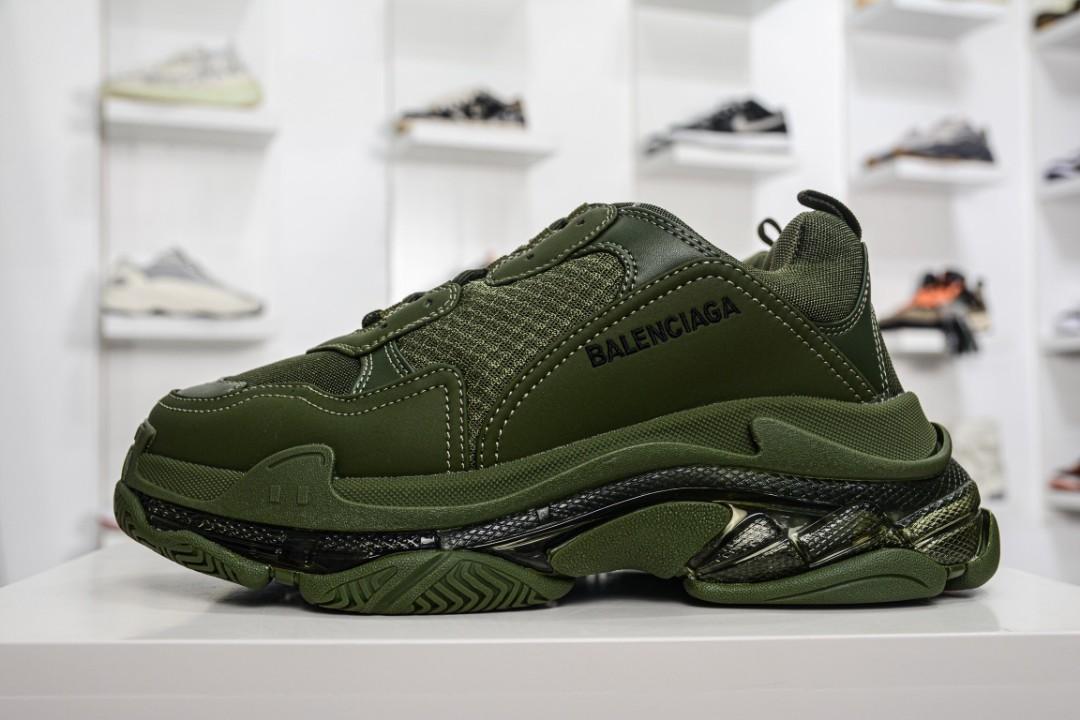 Balenciaga Wmns Triple S “Khaki Green 