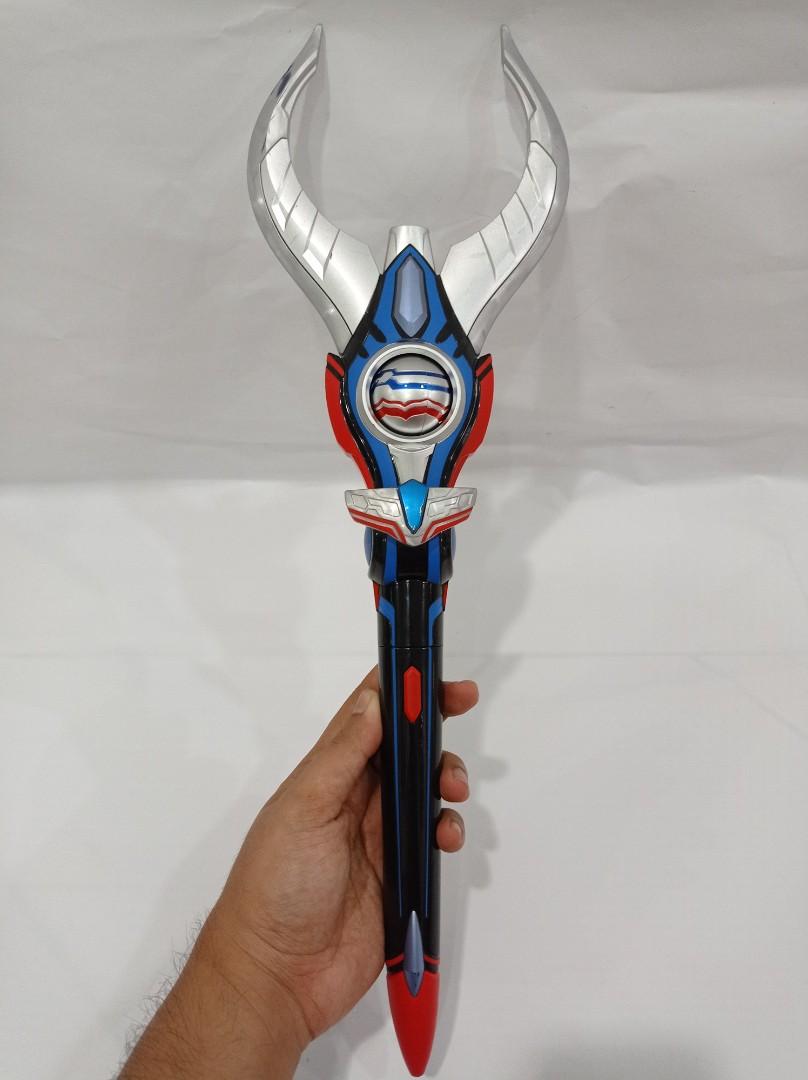 Bandai Ultraman Orb Dx Orb Slugger Lance Missing One Middle Horn Hobbies Toys Collectibles Memorabilia Fan Merchandise On Carousell