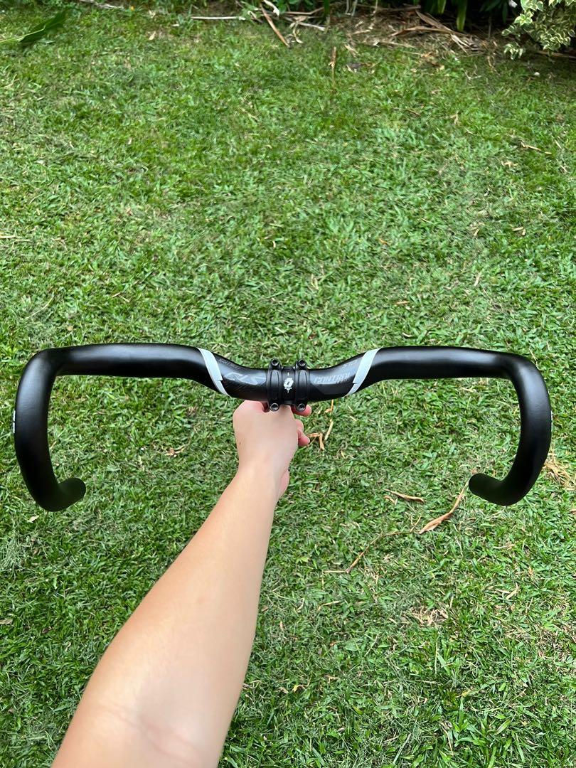 bar stem 400mm ControlTech Riser Drop Bar and 90mm ControlTech stem