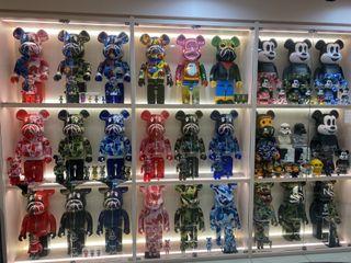 Bearbrick bape 1000% all set