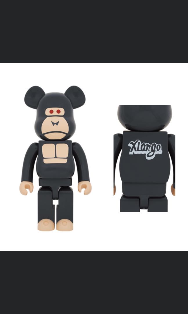 預訂)Bearbrick Xlarge little friend black 1000%, 興趣及遊戲, 玩具