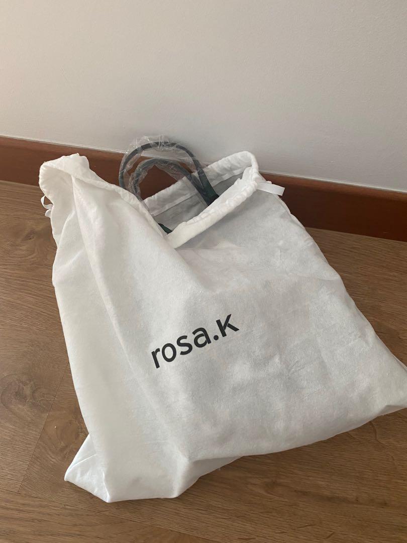 ROSA.K Cavas Monogram Ss Tote Bag in White