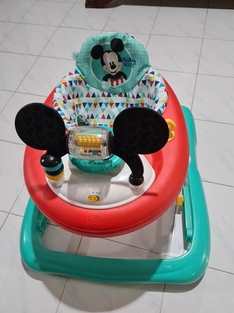 Bright starts mickey mouse walker, Babies & Kids, Infant Playtime on ...