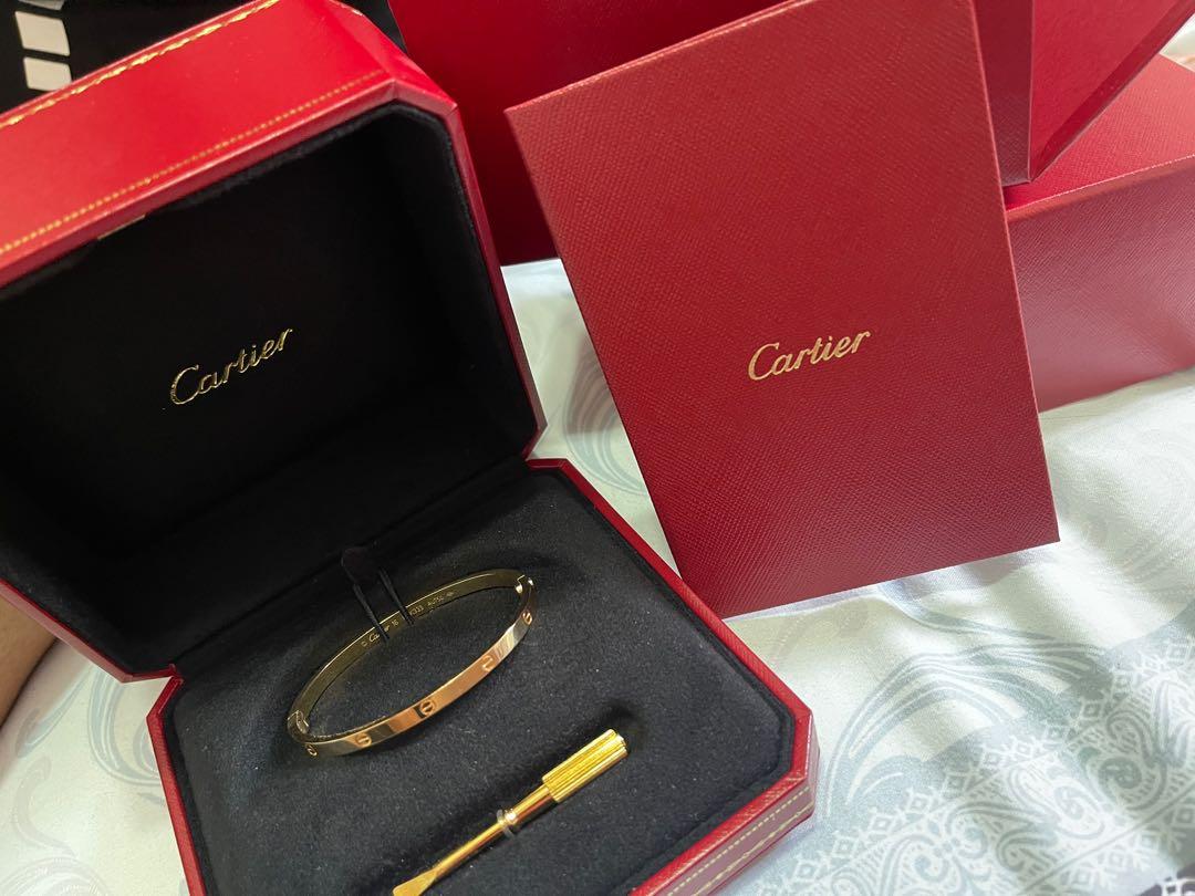 CARTIER UNBOXING - Cartier Love Bracelet Small 15 cm, Cartier Juste Un Clou  Ring Sm