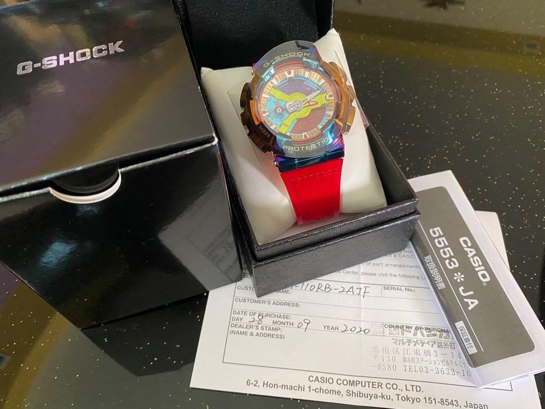 Casio G-Shock GM-110RB-2AJF, Women's Fashion, Watches Accessories, Watches on Carousell Casio G-Shock GM-110RB-2AJF, Women's Fashion, Watches Accessories, Watches on Carousell