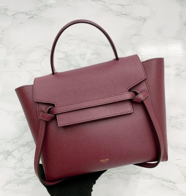 CELINE MICRO MAROON 2 WAY BELT BAG 217025816