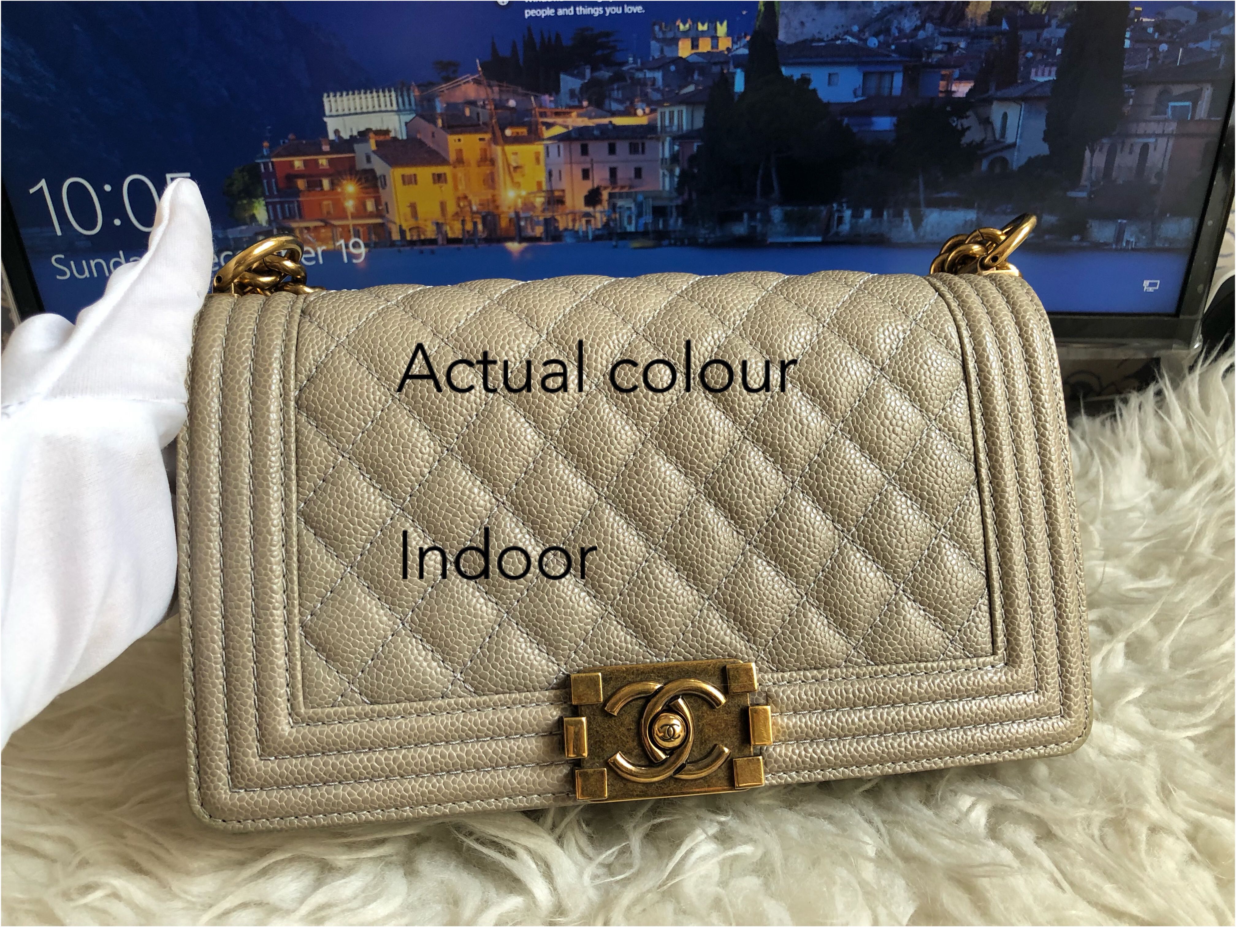 Chanel boy 25 best sale cm