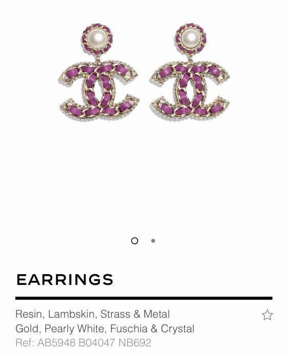Chanel Earrings, Luxury, Accessories on Carousell