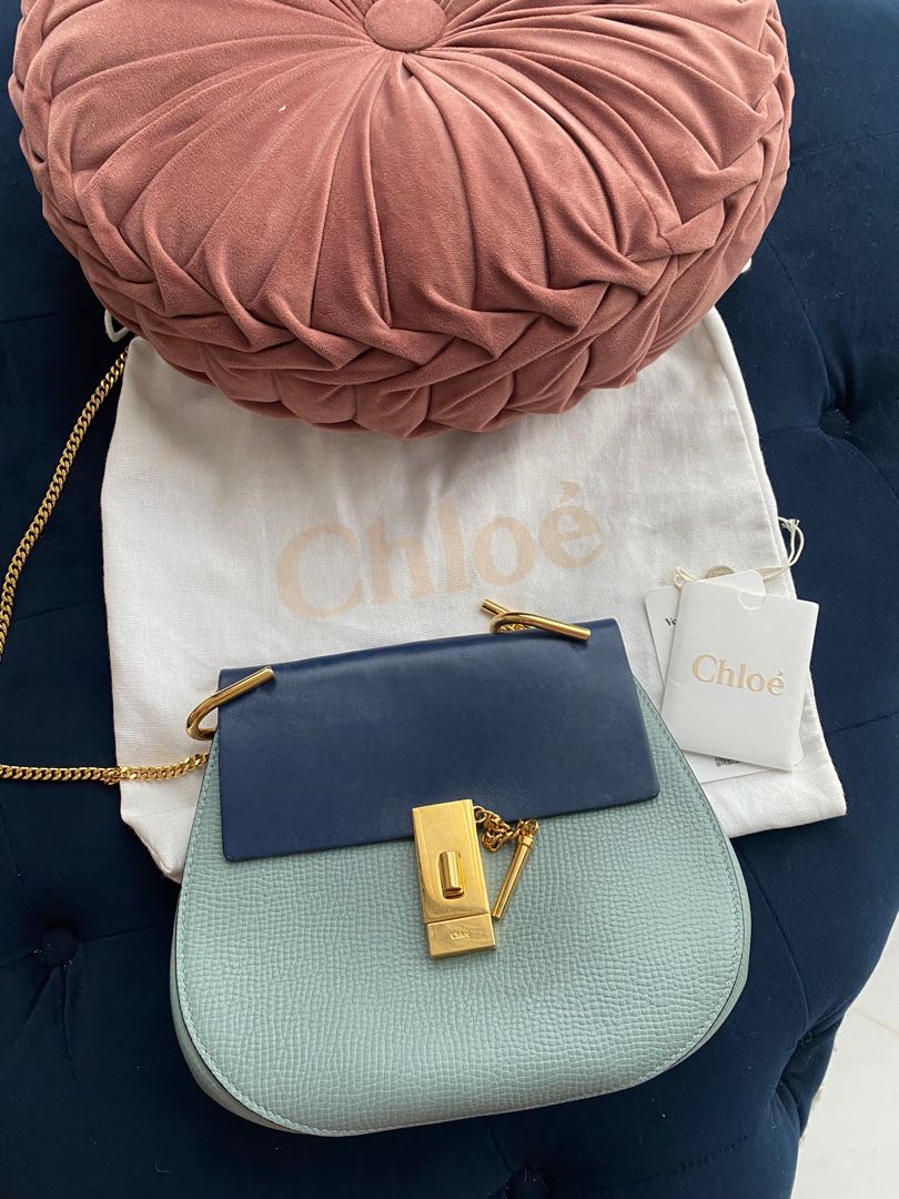 Chloe drew top bag blue