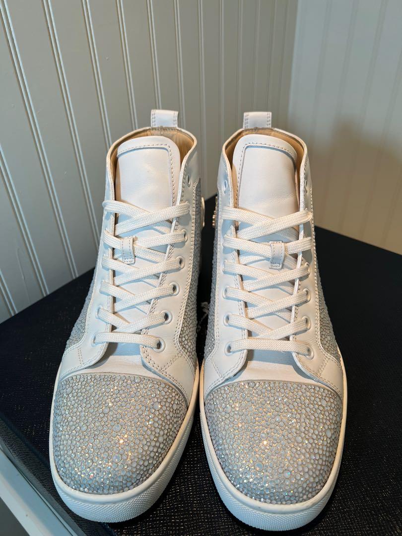 Louboutin new arrivals rhinestone sneakers