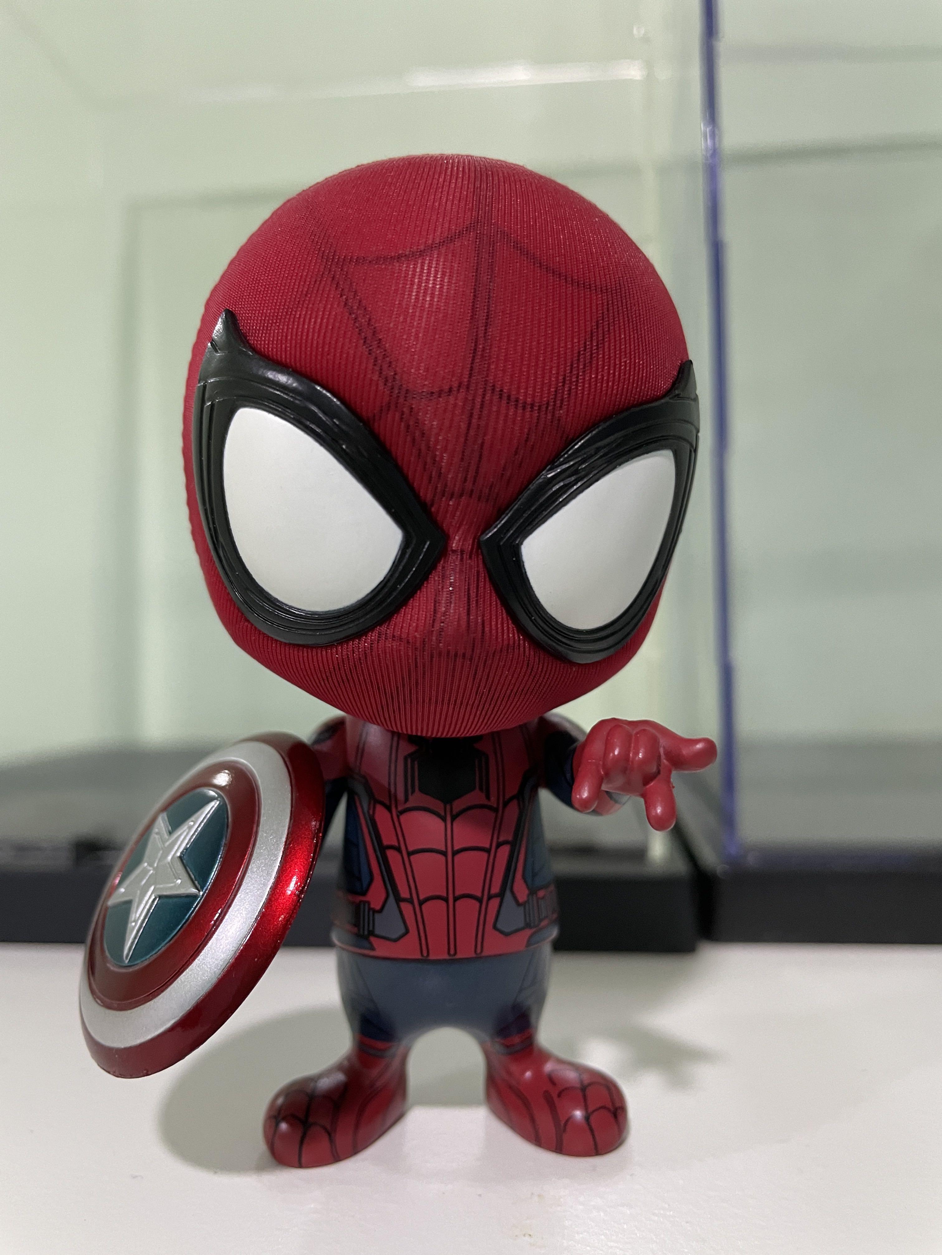 Cosbaby Spiderman with shield, Hobbies & Toys, Collectibles & Memorabilia,  Fan Merchandise on Carousell