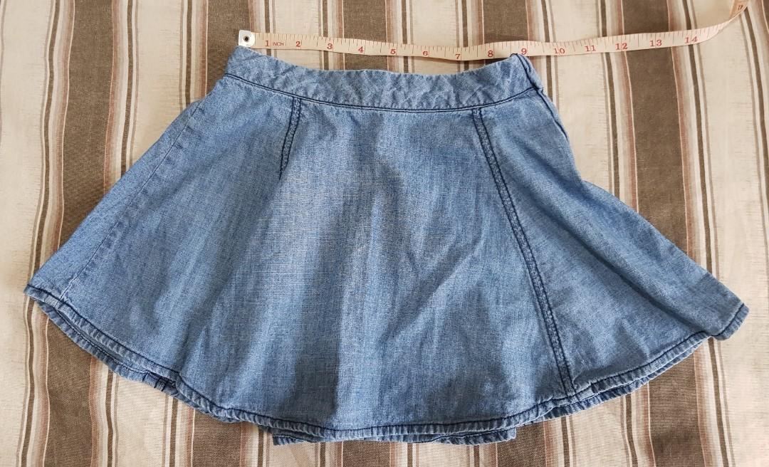 Denim cheap balloon skirt