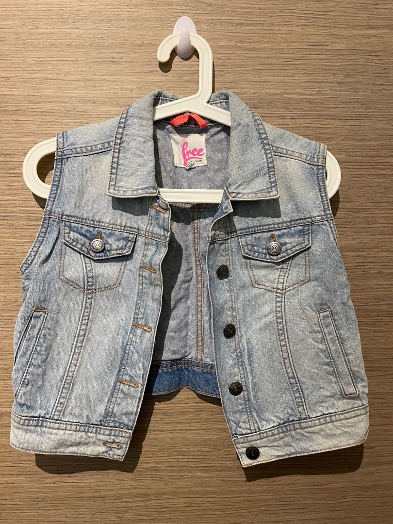 Denim Vest Jacket Women s Fashion Coats Jackets and Outerwear