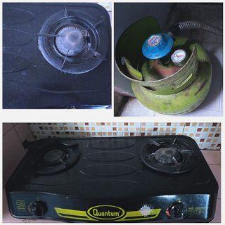 Di jual cepat kompor dan gas selang tinggal pke