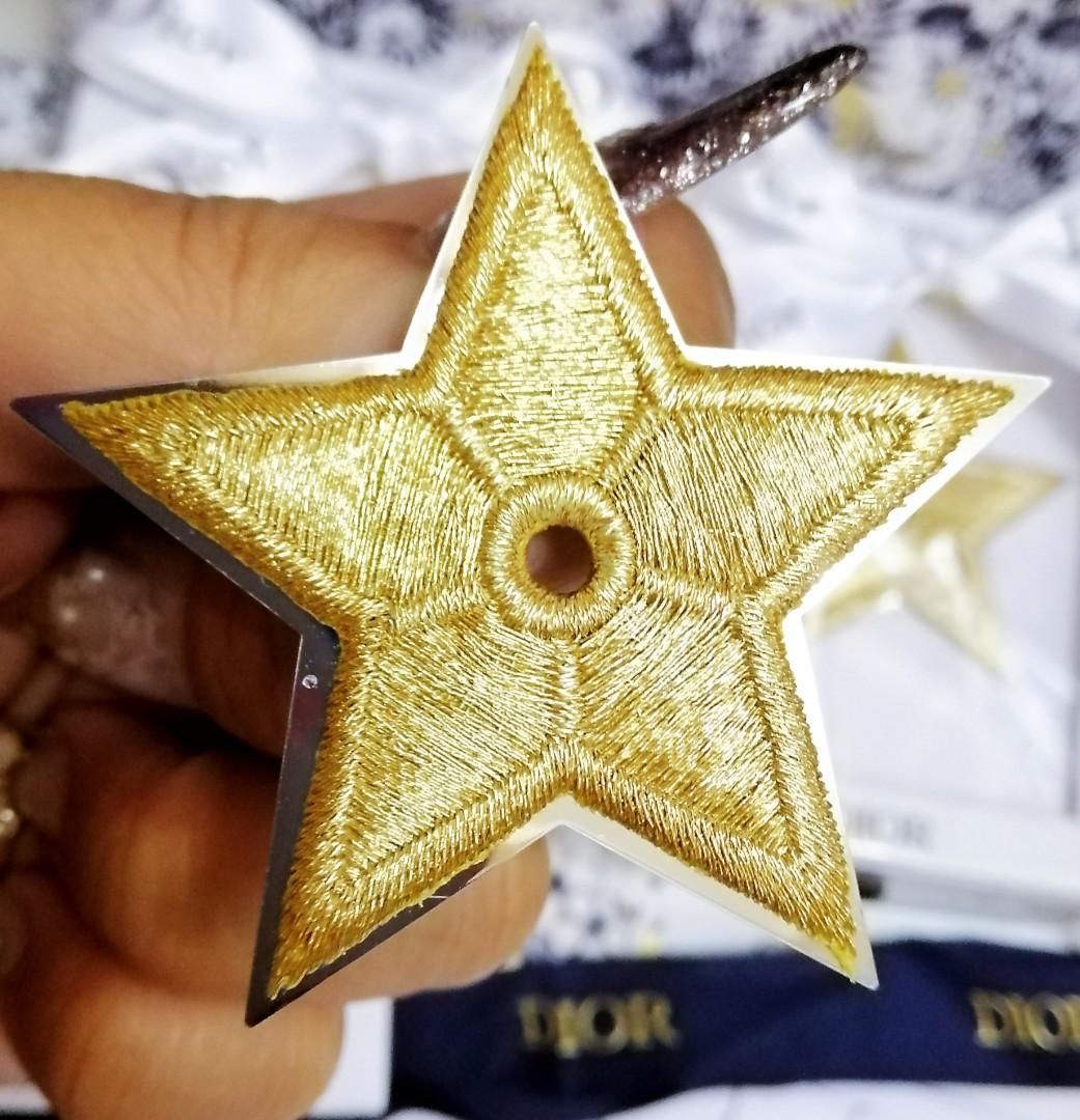 Dior star pin brooch
