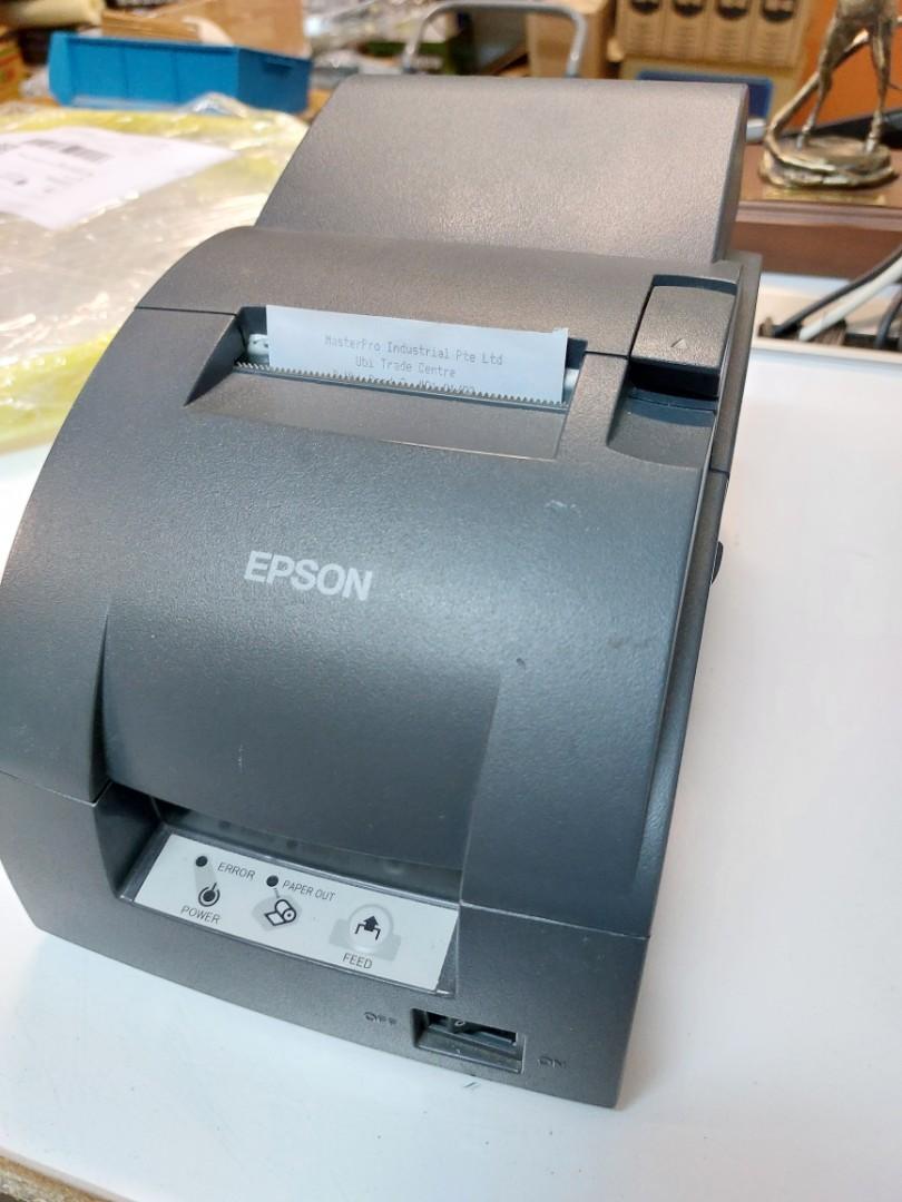 EPSON TMU220A Model 188 POS Dot Matrix 9pin impact Reciept Printer, Computers & Tech, Printers