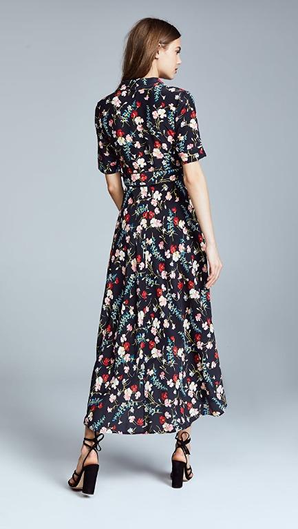 EQUIPMENT FEMME IMOGENE 100 SILK WRAP MAXI DRESS Women s Fashion Dresses Sets Dresses on Carousell