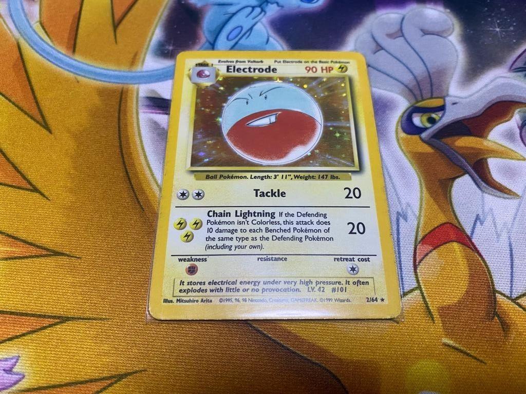 Error No Symbol Jungle Electrode Pokémon Card, Hobbies & Toys, Toys