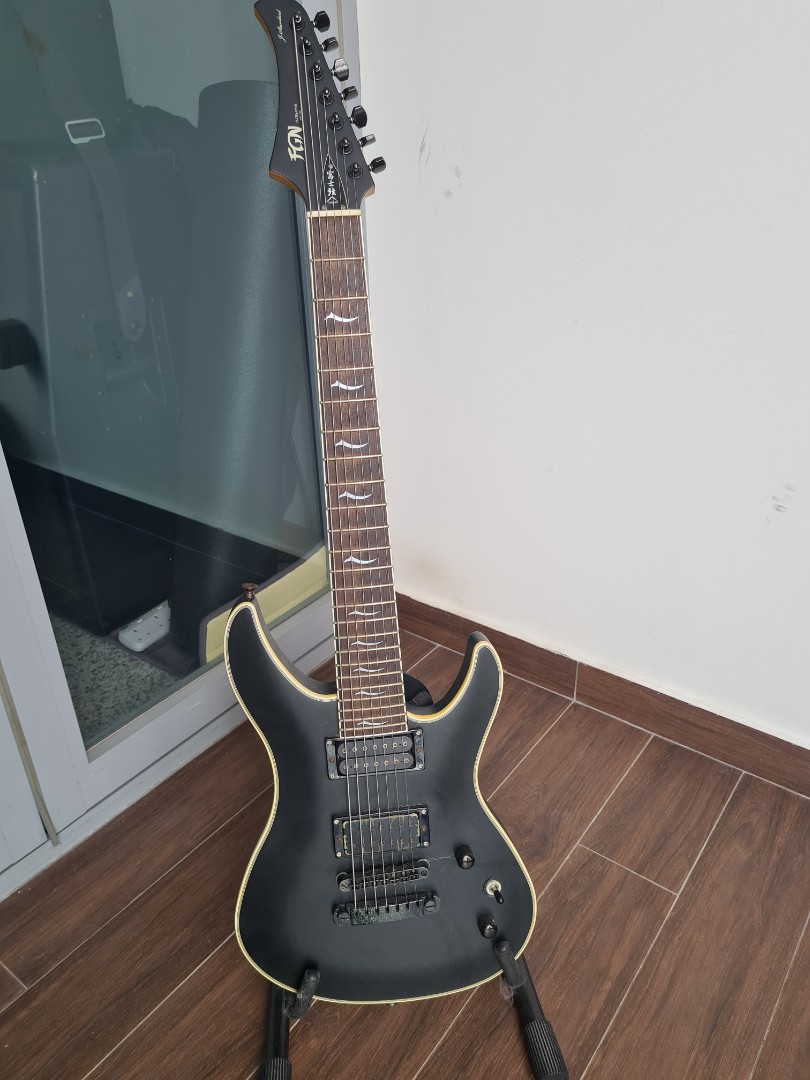 FGN Mythic 7 String MIJ, Hobbies & Toys, Music & Media, Musical ...