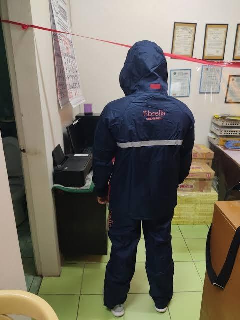 Fibrella motorcycle rain coat, Men's 