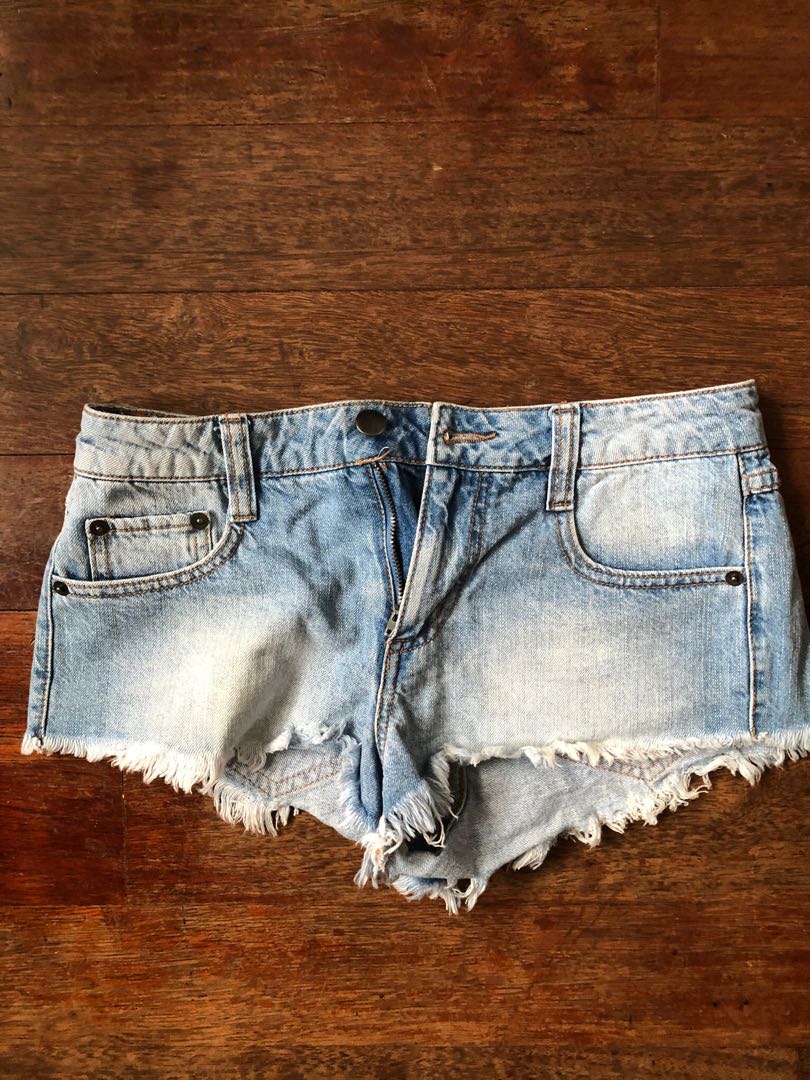 short denim pants celana pendek 