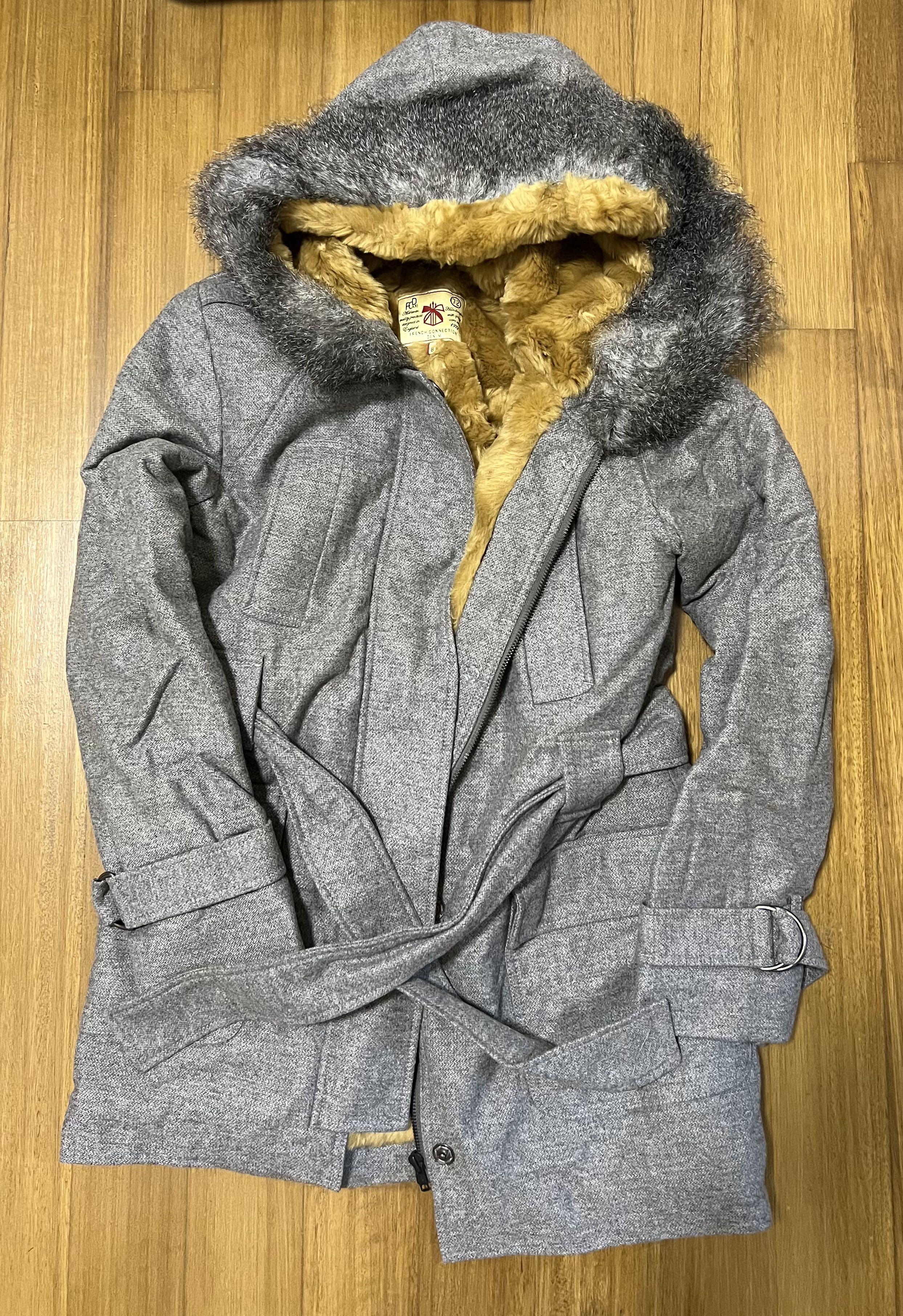 French connection parka discount coat
