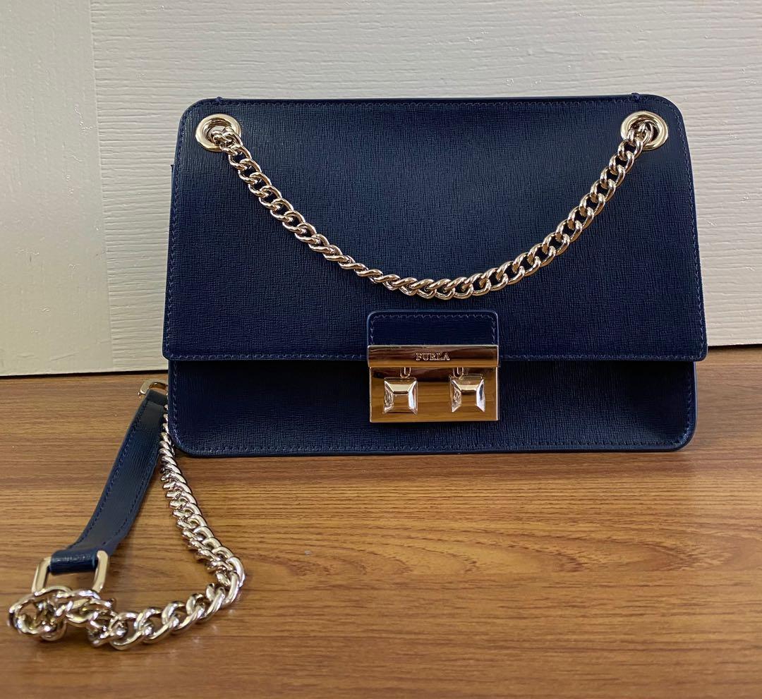 Authentic Furla Bella Crossover Royal Blue