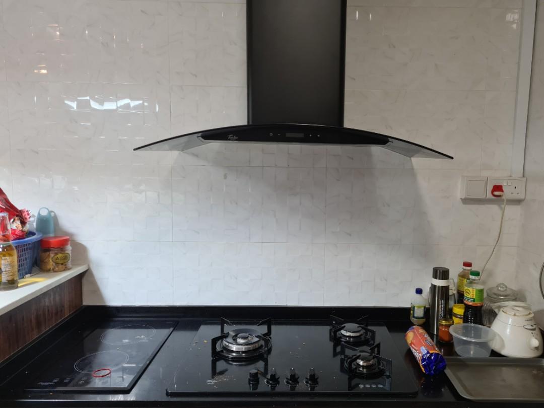 gas with electric stove
