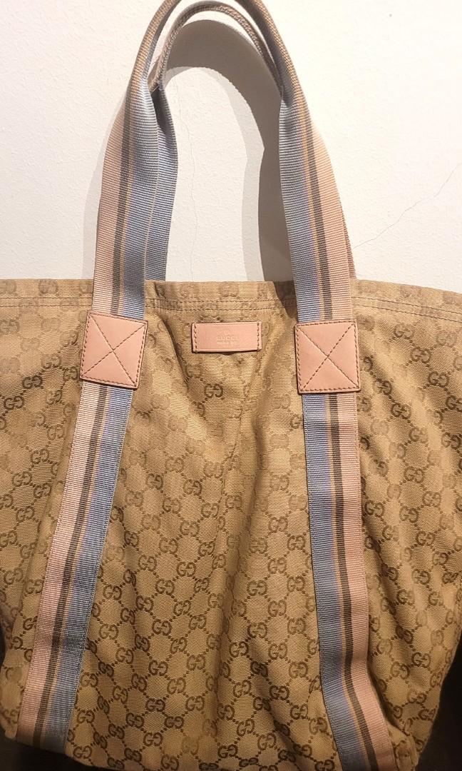 Gucci pink and blue canvas clearance