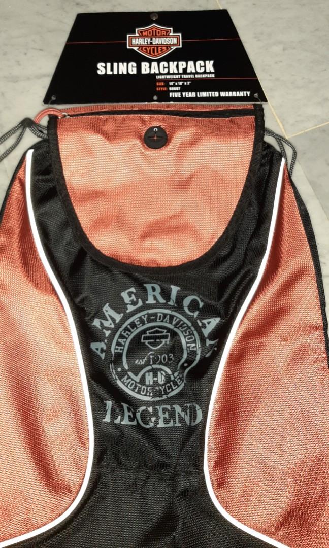Harley davidson sling backpack, Men's Fashion, Bags, Backpacks on Carousell