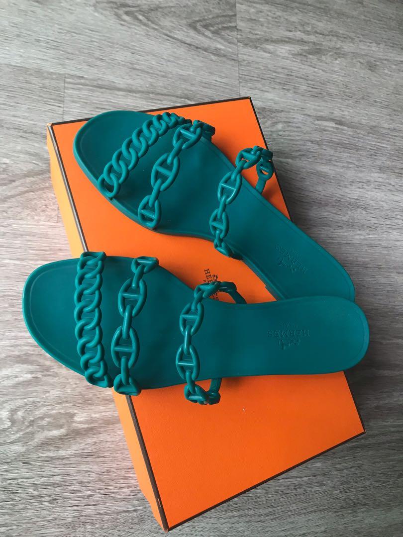 Hermes rivage sandals 36 Luxury Sneakers Footwear on Carousell