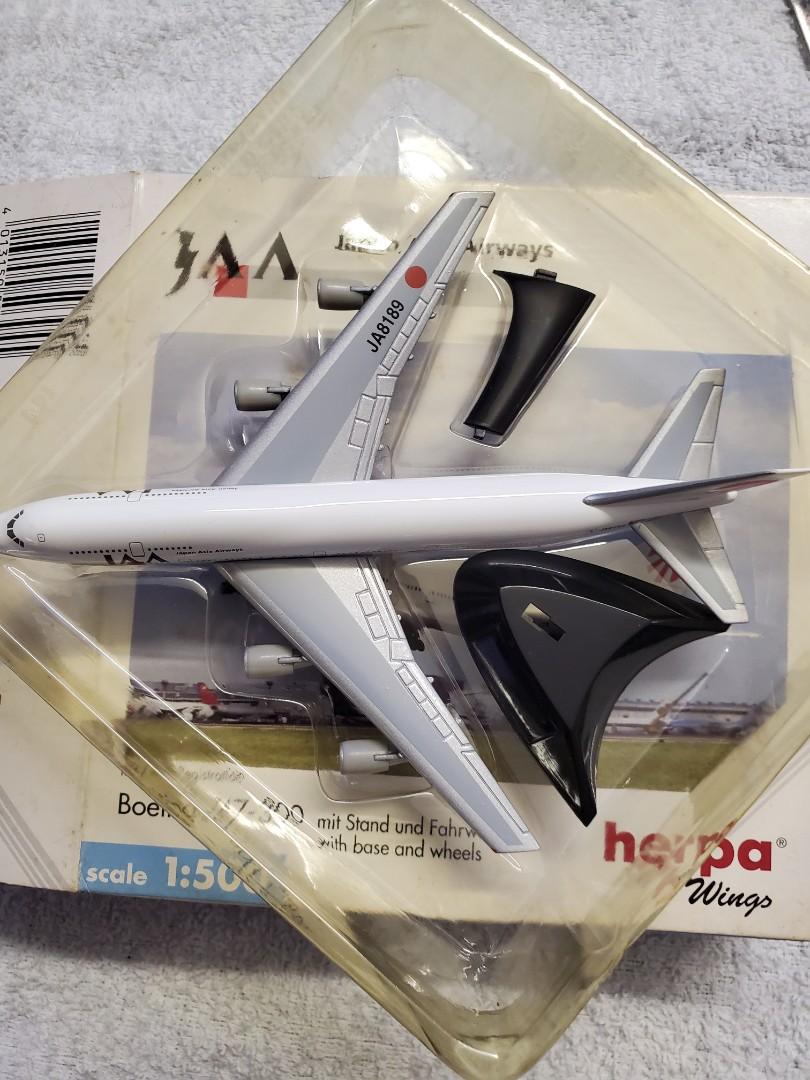 Herpa 1:500 飛機JAA Japan Asia Airways日本亞細亞航空747-300, 興趣