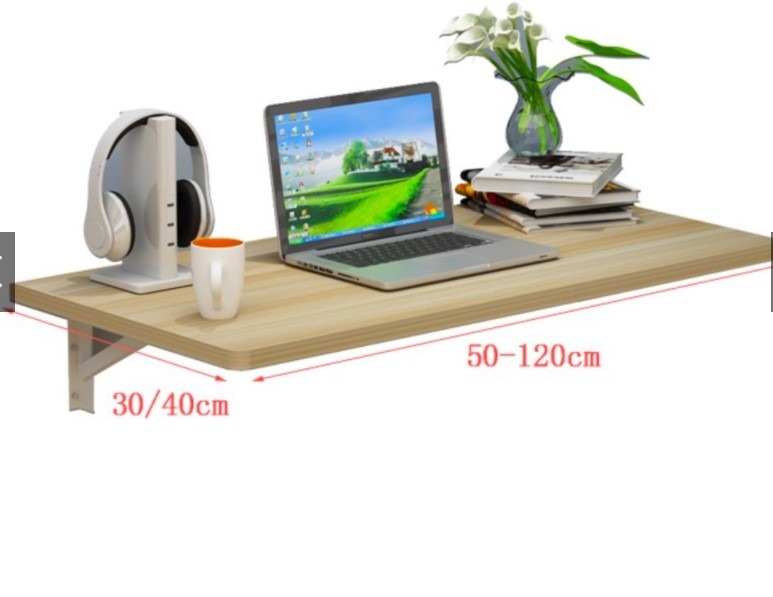 Home Simple Dining Table Wall Table Wall Mounted Computer Desk Wall ...