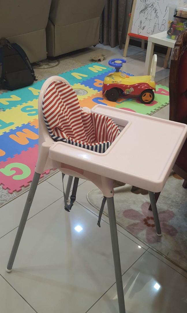 IKEA Antilop HighChair with tray and cushion Babies Kids