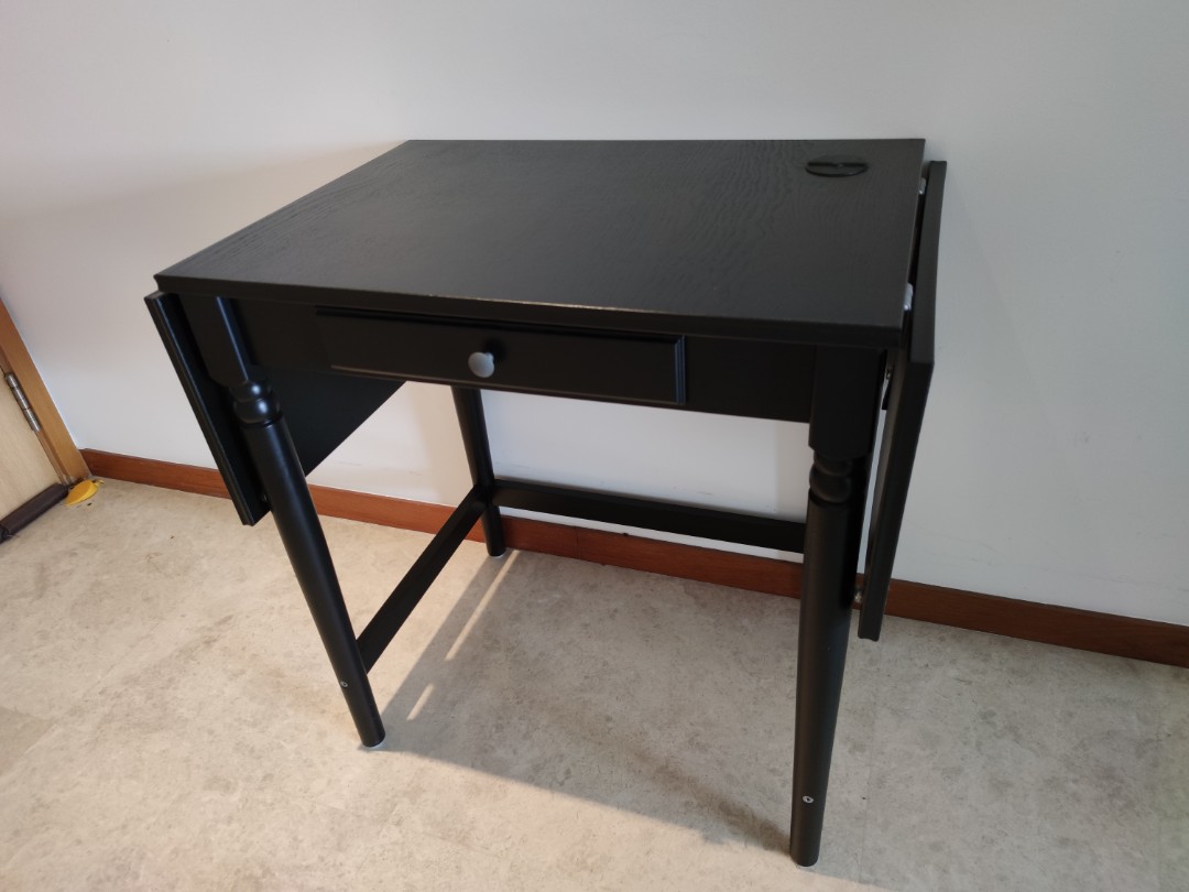 Ikea folding drop leaves desk ingatorp, Furniture & Home Living
